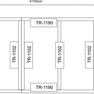 Power 4x14 Wooden Decking Kit Dimensions