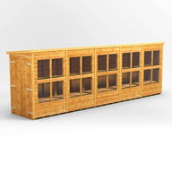 Power 20x4 Pent Potting Shed Double Door