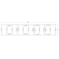 Power 4x20 Wooden Decking Kit Dimensions