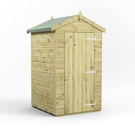 Power 4x4 Premium Apex Windowless Wooden Shed