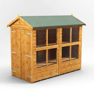 Power 8x4 Apex Potting Shed Double Door