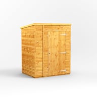 Power 5x4 Pent Tool Shed Single Door