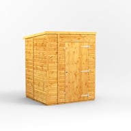 Power 5x5 Pent Tool Shed Single Door