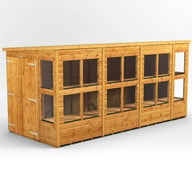 Power 14x6 Pent Potting Shed Double Door