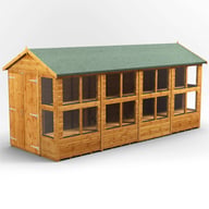 Power 16x6 Apex Potting Shed Double Door