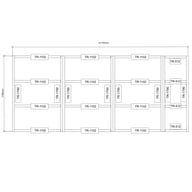 Power 6x16 Wooden Decking Kit Dimensions
