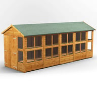 Power 18x6 Apex Potting Shed Double Door