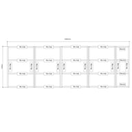 Power 6x18 Wooden Decking Kit Dimensions