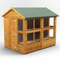 Power 8x6 Apex Potting Shed Double Door