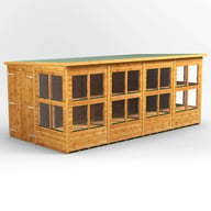 Power 16x8 Pent Potting Shed Double Door