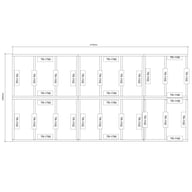 Power 8x16 Wooden Decking Kit Dimensions