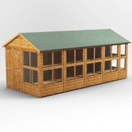 Power 18x8 Apex Potting Shed Double Door