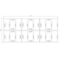Power 8x18 Wooden Decking Kit Dimensions