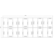 Power 8x20 Wooden Decking Kit Dimensions