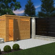 Power 8x6 Pent Security Shed