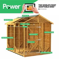 Pent Security Shed technical Image