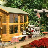 Power Apex Wooden Potting Shed