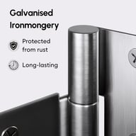 Power apex log cabin garage 4 Ironmongery