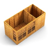 Power Potting Shed Combi Plan VIew