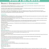Thorndown Wood Preserver Information