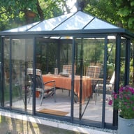 10x10 Janssens Pyramide Orangery Greenhouse Green