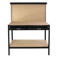 Bulldog 120cm Workbench with Drawers and Pegboard