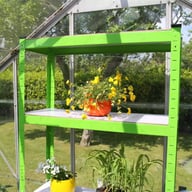 Bulldog 4 Tier Greenhouse Staging Green