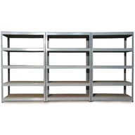 Bulldog 5 Tier 120cm Shelving in Grey