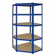 Bulldog Corner Racking System in Blue Feet
