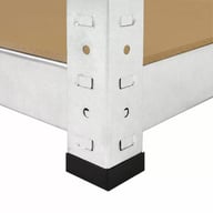 Bulldog-5-Tier-Galvanised-Shelving-Rubber-Feet