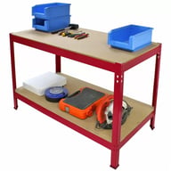 Bulldog Steel Workbench 100cm Red