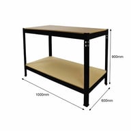 Bulldog Workbench 100cm Dimensions Black
