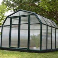 Palram Canopia Hobby Gardener 8x8 Greenhouse with Polycarbonate Glazing and Double Doors