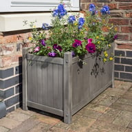 Alderley Grey Rectangular Planter - view 10