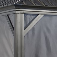Curtains for Sojag Messina Gazebo 3m x 3.7m - image 2