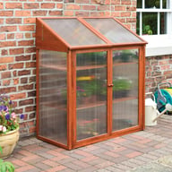 Hardwood Mini Greenhouse - view 2