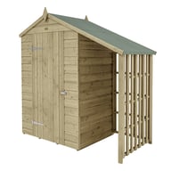 Oxford 4X3 Shed With Lean To - view 4