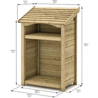 Premium Heritage Single Log Store - view 3