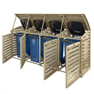 Quadruple Bin Store - view 3