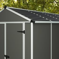 Rubicon Palram Canopia 6x5 Plastic Grey Shed