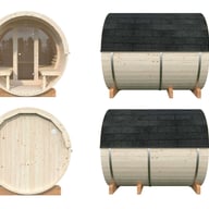 Palmako Anita 1.3 Glass Wall Home Sauna