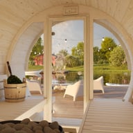 Palmako Anita 1.6 Glass Wall Home Sauna