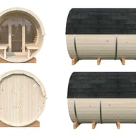 Palmako Anita 1.6 Glass Wall Home Sauna