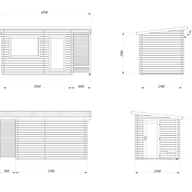Palmako Sanna 6.8 Home Sauna