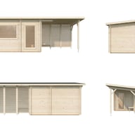 Palmako Sanna 6.8 Canopy Home Sauna