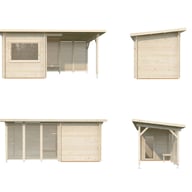 Palmako Sanna 4.1 Canopy Home Sauna