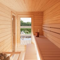 Palmako Sanna 12.8 Double Glazed Home Sauna