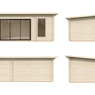 Palmako Sanna 12.8 Double Glazed Home Sauna