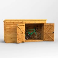 Power 10x4 Pent Wooden Bike Store