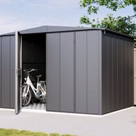 Hormann Berry 10x8 Apex Metal Garden Shed